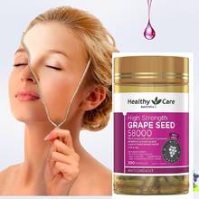 Healthy Care Grape Seed Extract 58000 Capsules Women Beauty Skin Care Capillaries Health Antioxidant Against free radical damage 2024 - buy cheap