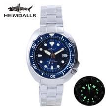 Heimdallr sharkey relógio automático masculino nh35a relógios mecânicos safira luminosa dial mergulho relógio de pulso 200m luxo 2020 2024 - compre barato