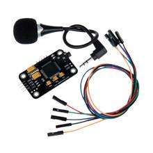Модуль распознавания голоса с микрофоном Dupont плата голосового управления распознаванием речи для Arduino совместима 2024 - купить недорого