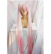 Hot heat resistant Party hair>>>V-Home-Sakura Miku Pink&White Cos Wig Clip Ponytails 2024 - buy cheap