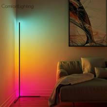 Modern LED Floor Lamp Colorful RGB Standing Lamp Atmosphere Floor Lamps Decor Living Room Home Bedroom Bedside Decoration Lights 2024 - buy cheap