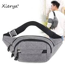 Xierya Men Chest Bag Couples Waist Bag Multi-functional Wear-resistant Outdoor Sports Bags Mobile Wallet Cash Purse Fanny Pack 2024 - buy cheap