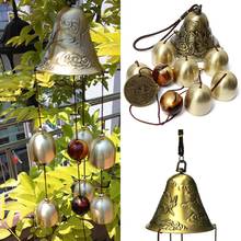 Outdoor Metal Wind Chimes Lucky Feng Shui Copper Hanging Ornament Bell for Home Garden Decor Good Luck Chinese Style Gift 2024 - buy cheap