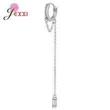 Luxury Summer 925 Sterling Silver Long Earings AAA Cubic Fashion Jewelry  New Design Drop Dangle Earrings 2024 - buy cheap