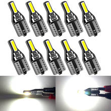 10Pcs W5W 7020 2 SMD Car T10 LED 194 168 Wedge Replacement Reverse Instrument Panel Lamp White 6000K Bulbs For Clearance Lights 2024 - buy cheap