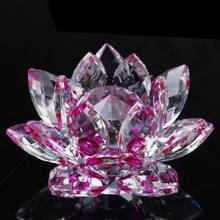 Figuras de cristal Loctus de 7 colores, artesanía de cristal, para el hogar Decoración de mesa, adorno, regalo de Navidad 2024 - compra barato