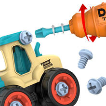 Tuerca creativa de desmontaje, camión de ingeniería, juguetes educativos, modelo de coche para niño 2024 - compra barato