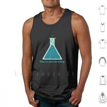 You're Overreacting Chemistry Science Beaker tank tops vest sleeveless Overreaction Over React Overreact Lab 2024 - buy cheap