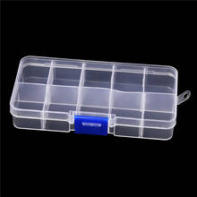 MIUSIE Plastic Transparent Storage Box Jewelry Pill Earring Holder Case Practical Adjustable Display Organizer Container 2024 - buy cheap