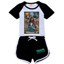 Kids Girls Clothes Sets Raya and The Last Dragon Boys Tracksuit 2021 Summer T-shirt + Pants Cotton Short Sleeve Outfits Pyjamas 2024 - buy cheap