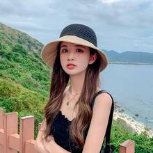 Summer Female Bucket Hat Casual Wide Brim Polyester Breathable Fishing Cap for Outdoor Beach Cap Sports Fishing Beach Hat 2024 - buy cheap