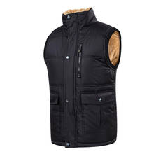 Autumn Winter Men Vest Male Cotton Thick Warm Waistcoat Fleece Thermal Soft Vests Mens Windproof Sleeveless Jacket 7XL 2024 - buy cheap