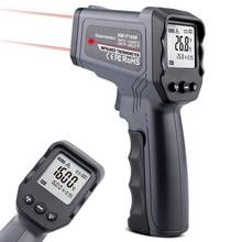 Medidor de temperatura a laser infravermelho, pirômetro, sem contato, pirômetro duplo, ferramenta industrial 2024 - compre barato