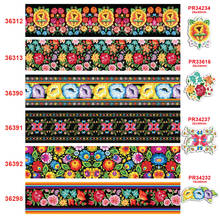 Free shipping 50 yard cartoon printed grosgrain ribbon 36298 2024 - buy cheap