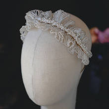 Folha de ouro headpieces headbands handmade hairbands noivas vestido de festa headwear casamento acessórios para cabelo nupcial jóias 2024 - compre barato