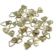 20Pcs/lot Brass D-Ring Picture Oil Painting Mirror Frame Wall Mount Hooks Hangers With Screws 2024 - buy cheap