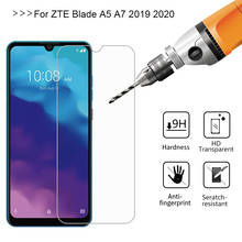 9H Ultra-Thin Phone Front Film For ZTE Blade A5 A7 2019 Tempered Glass Screen Protector For ZTE Blade A5 A 7 2020 Glass Cover 2024 - buy cheap