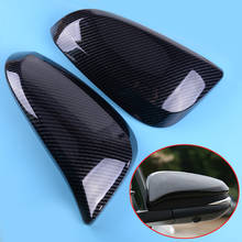 DWCX 2pcs Carbon Fiber Style Car Rear View Side Mirror Cover Trim Fit For Toyota Highlander 2014 2015 2016 2017 2018 2019 2024 - buy cheap