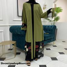 Рамадан ИД Мубарак абайя Дубай Femme турецкое роскошное мусульманское платье африканские платья абайя для женщин Кафтан Исламская одежда 2024 - купить недорого
