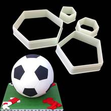 DIY Footbal Plastic Fondant Cutter Cake Mold Fondant Chocolate Mold Fondant Cake Decorating Bakeware Durable Practical Tools 2024 - buy cheap