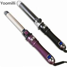 Professional Electric automatic hair Curling Wand Iron curler Rotating Wave fast styling Tools LCD Digital 2024 - buy cheap