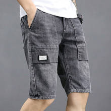 Casual Cargo Pants 2022 Men Baggy Patchwork Shorts Black Jeans Джинсы Штаны Мужские Jean Denim Trousers 청바지 Genuine Factory Hot 2024 - buy cheap