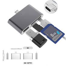 Elisona Type-C USB Type C HUB OTG Sim CF SD TF Card Reader Adapter Converter for MacBook Air Samsung Galaxy Note 8 S8 Accessory 2024 - buy cheap