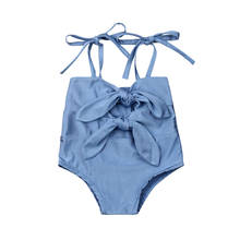 Bañador de una pieza para niñas pequeñas, traje de baño, Bikini, Monokini, ropa de playa, Verano
