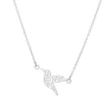 1pc Cute Hummingbird Stainless Steel Pendant Necklace Little Bird Necklaces Women Girls Kids  Fashion Jewelry 2024 - buy cheap