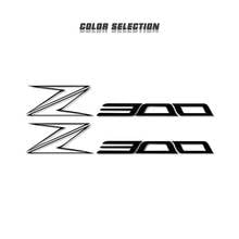 Etiquetas decorativas para capacete de motocicleta, etiquetas reflexivas para automóvel e bagagem, para kawasaki z300 z 300 2024 - compre barato