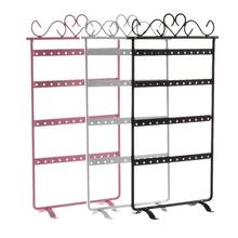 Ear Stud Holder 48 Hole Earrings Holder Display Rack Metal Jewelry Holder Stand Organizer Showcase Earrings Presenting Rack 2024 - buy cheap