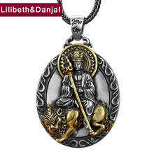 Creative Buddha Statue Real 925 Sterling Silver Animal Unicorn Necklace Pendant Fine Jewelry Making Women Men 2021 Designer P20 2024 - buy cheap