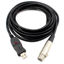 USB To XLR Microphone Audio Cable Male To Female A/D Convert With Audio Signal Boost Microphone Link Recording Cable​ 2024 - buy cheap