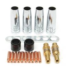 19Pcs Welding Torch MB15/150 Part Kits Accessories Nozzle Insulating Sleeve 2024 - buy cheap