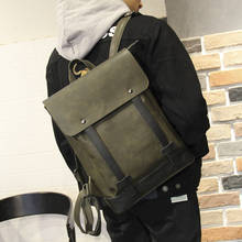 Xiao.p mochila masculina de couro pu de alta qualidade, nova moda, tendência, estudante, bolsa de ombro, mochila de viagem 2024 - compre barato