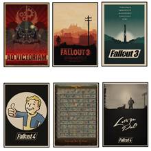 Fallout 2 3 4 Nuka Cola Vintage Kraft Paper Poster Wall Painting Home Decoration  Wall Sticker Room House Decoration 1003 2024 - buy cheap