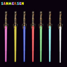 Lightsaber for Children Boys Girls Scalable Laser Sword  Toy Telescopic LED Flashing Lightstick Simulated Sound Light Saber Toys 2024 - buy cheap