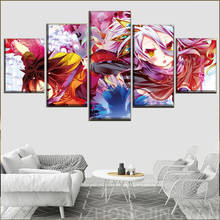 5 Pieces No Game No Life Anime Shiro And Sora Painting Canvas Prints Poster Wall Art Home Decor Living Room Framework Artwork 2024 - buy cheap