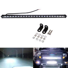 Universal Slim LED Light Bar Single Row 25 inch 120W For SUV 4X4 Off Road ATV Trucks LED Work Light Lamp Car Styling Accessories 2024 - compre barato