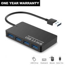 Ultra-thin 4-port USB3.0 HUB High Speed Indicator Light USB Hub For Multi-device Computer Laptop 2024 - buy cheap