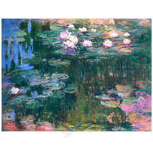 Claude Monet Famous Painting Water lilies 5D DIY Diamond Painting Full Embroidery Rhinestones Mosaic Decor FF2963 2024 - buy cheap