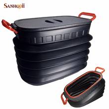 18L Car Folding Bag Washing Bucket Storage Box Collapsible Auto Trunk Boot Organizer Camping Travel Gadgets ZM56 2024 - buy cheap