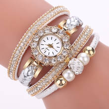 Women's Bracelet Watch Fashion Vintage National Wind Weave Wrap Quartz Wrist Watch Bracelet Holiday Gift часы мужские relogio50* 2024 - buy cheap