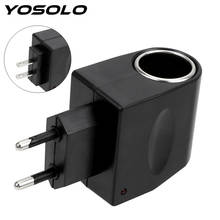 YOSOLO AC 220V To DC 12V EU US Plug Converter Car Cigarette Lighter Adapter Auto Accessories 2024 - buy cheap