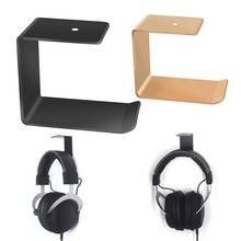 Headphone Under Desk Holder Stand Hanger Wall Mounted Earphone Headset Holder 2024 - buy cheap
