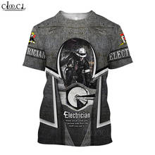 CLOOCL Newest Popular Electrician T-shirt Women Men Tee Tops 3D Print Casual Short Sleeve Fashion Sweatshirts Drop Shipping 2024 - buy cheap