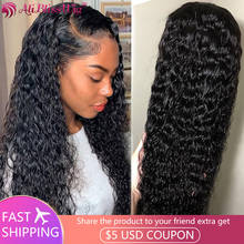 13x4 Curly Lace Front Wigs Kinky Curly Lace Front Human Hair Wigs U Part Wig Human Hair Lace Wigs For Black Women Natural Color 2024 - buy cheap