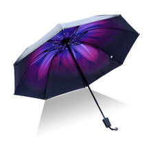 Men Women Sun Rain Umbrella UV Protection Windproof Folding Compact Outdoor Travel Umbrellas LBShipping For Men 2024 - buy cheap