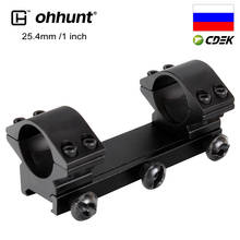 ohhunt 25.4mm 1 inch Low Profile Picatinny Weaver Rail Rings Mount Hunting Tactical Rifle Scope Bracket Mounts Accessories 2024 - buy cheap