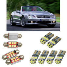 Interior led Car lights For mercedes SL-Class r230 cabrio bulbs for cars License Plate Light 12pc 2024 - buy cheap